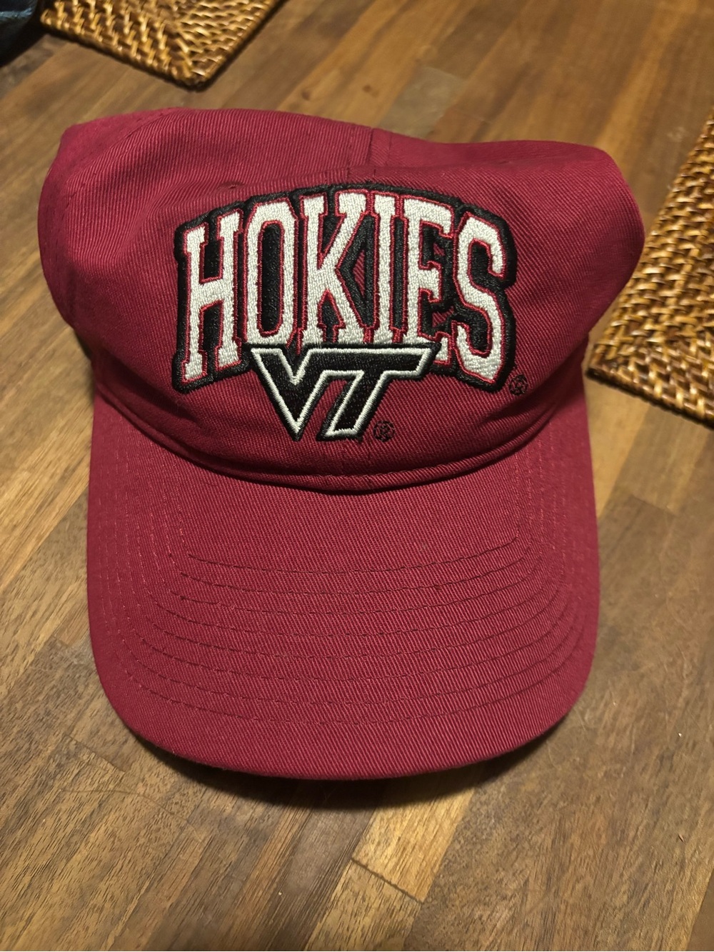 Virginia Tech Hokies Maroon VT Embroidered Cap